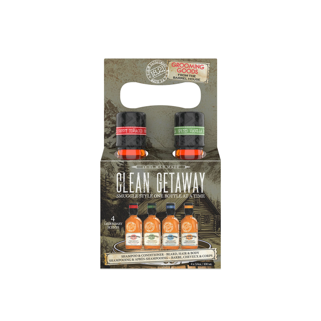 The Clean Getaway - Wash Variety 4 Pack
