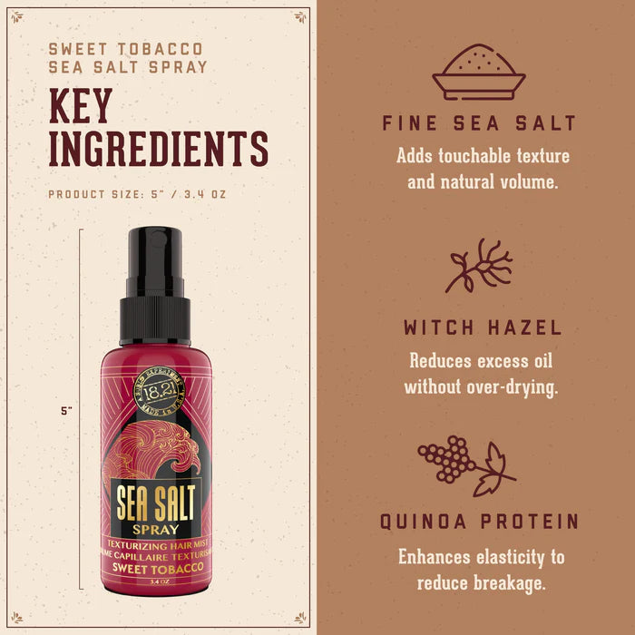 Sea Salt Spray - Sweet Tobacco